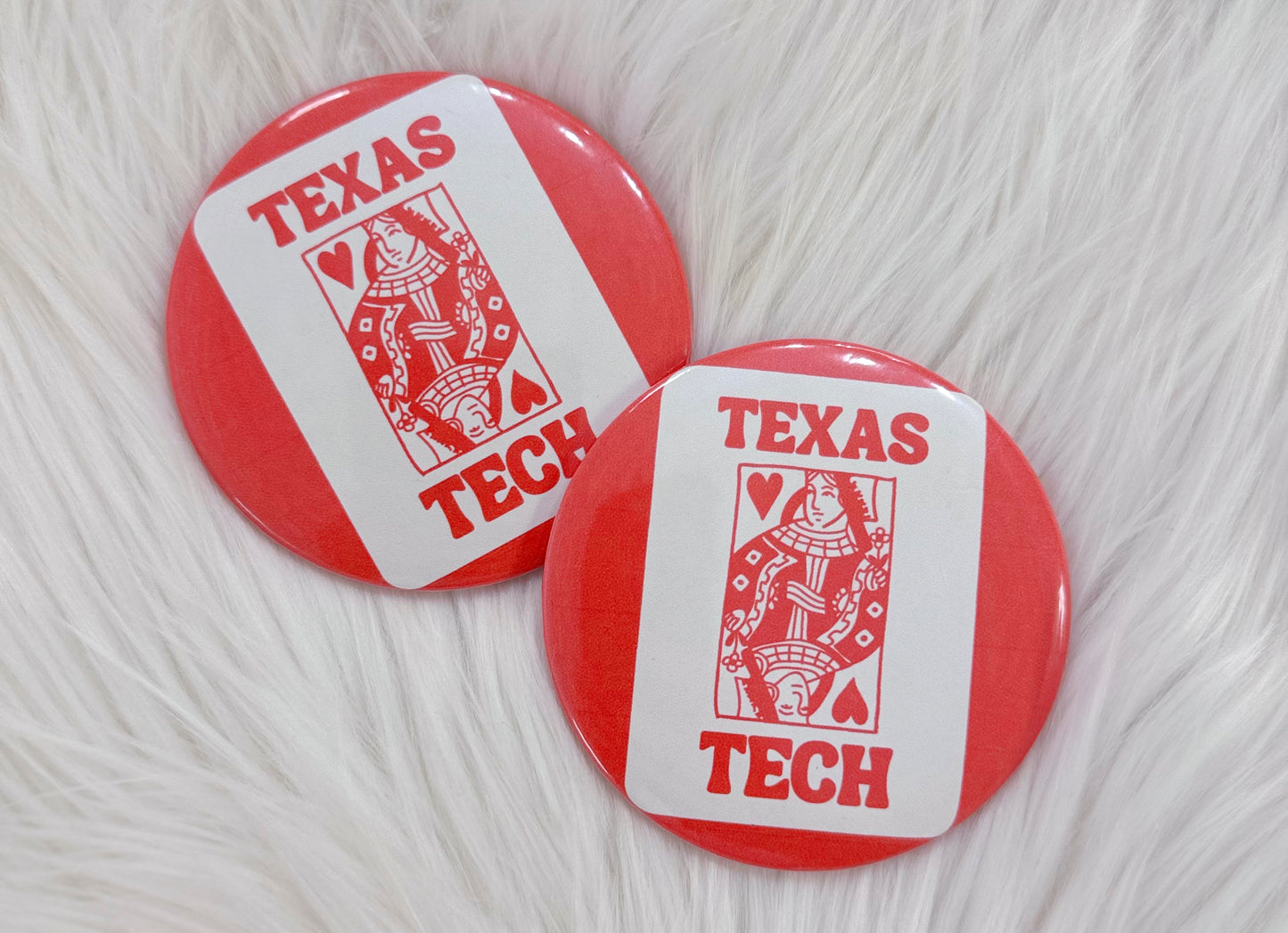 TEXAS TECH CARD BUTTON