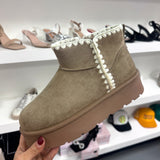 OATMEAL UGG STYLE BOOTS