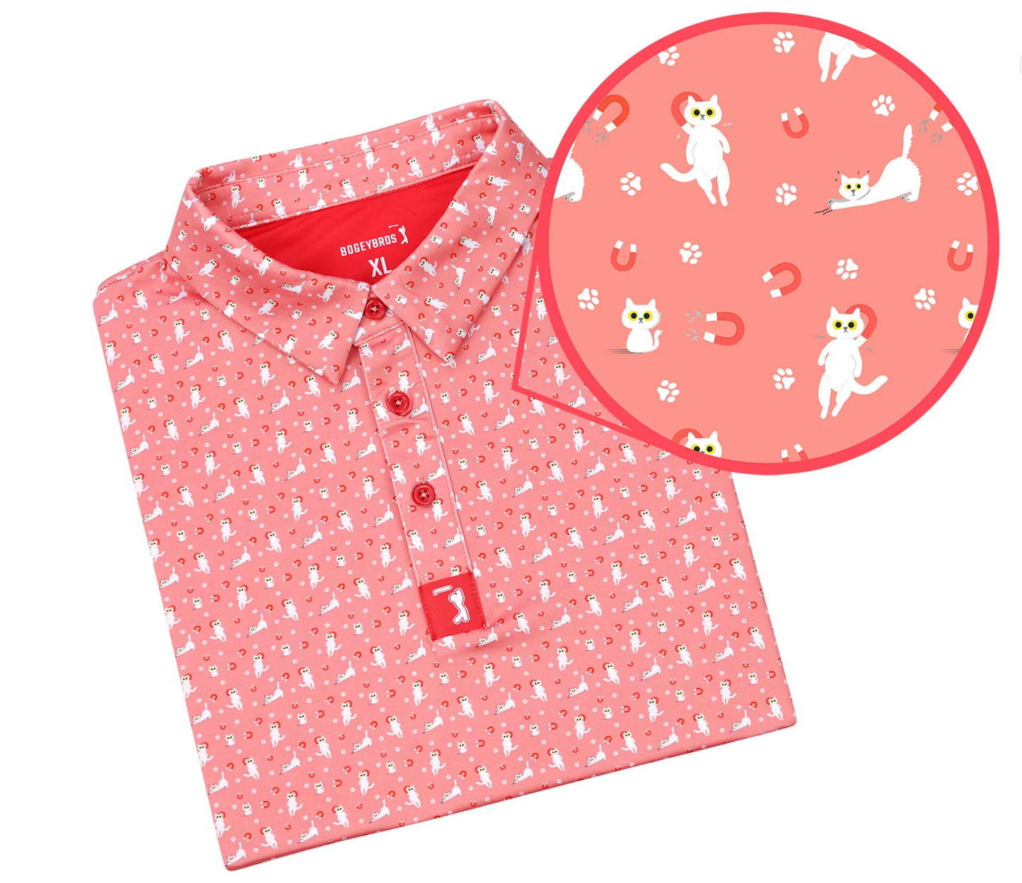 'KITTY' MAGNET POLO -SMALL LEFT