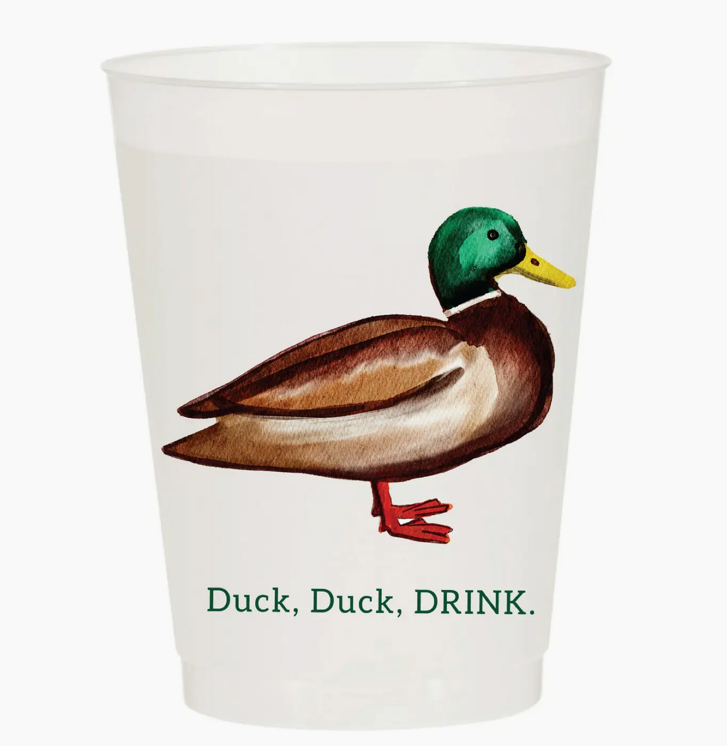 DUCK DUCK DRINK FROSTED CUPS