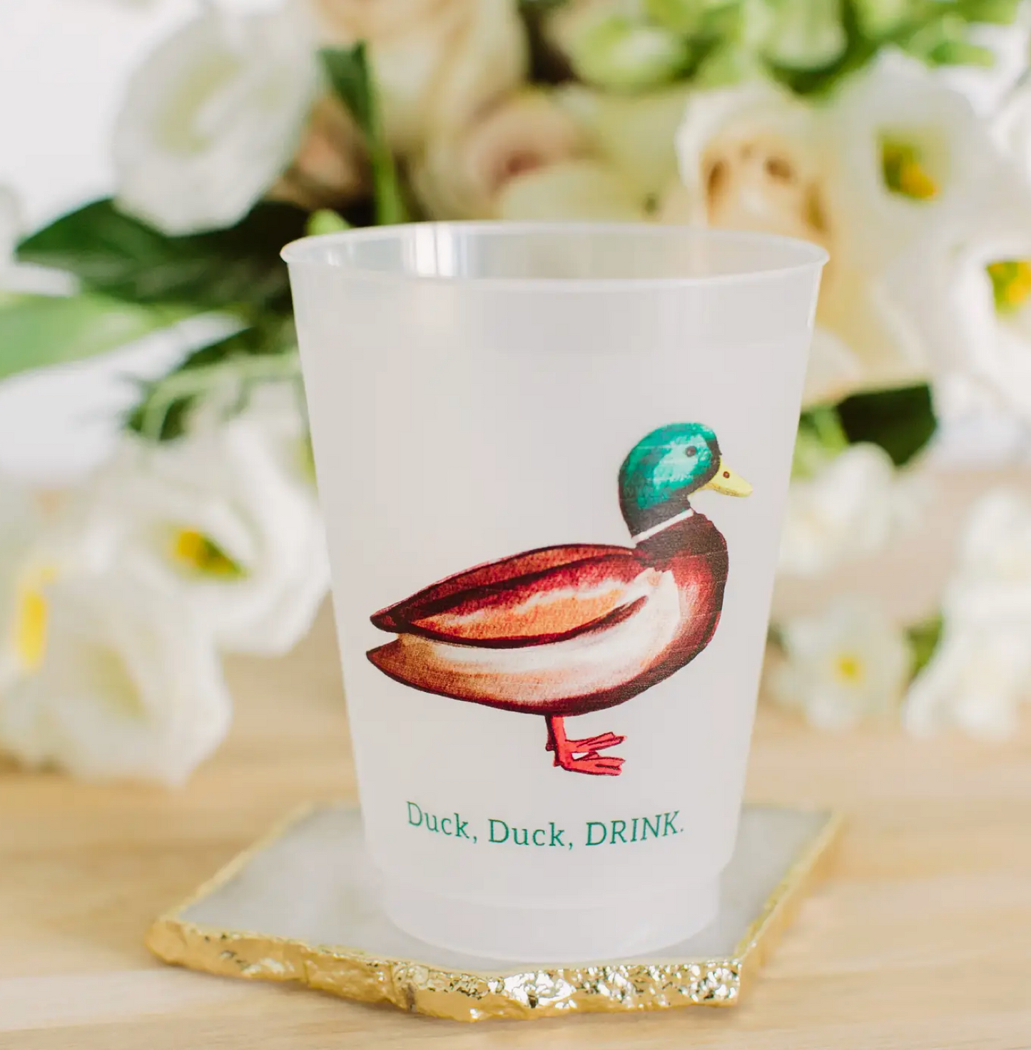 DUCK DUCK DRINK FROSTED CUPS