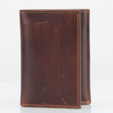 AMERICAN BISON RFID LEATHER TRI FOLD WALLET