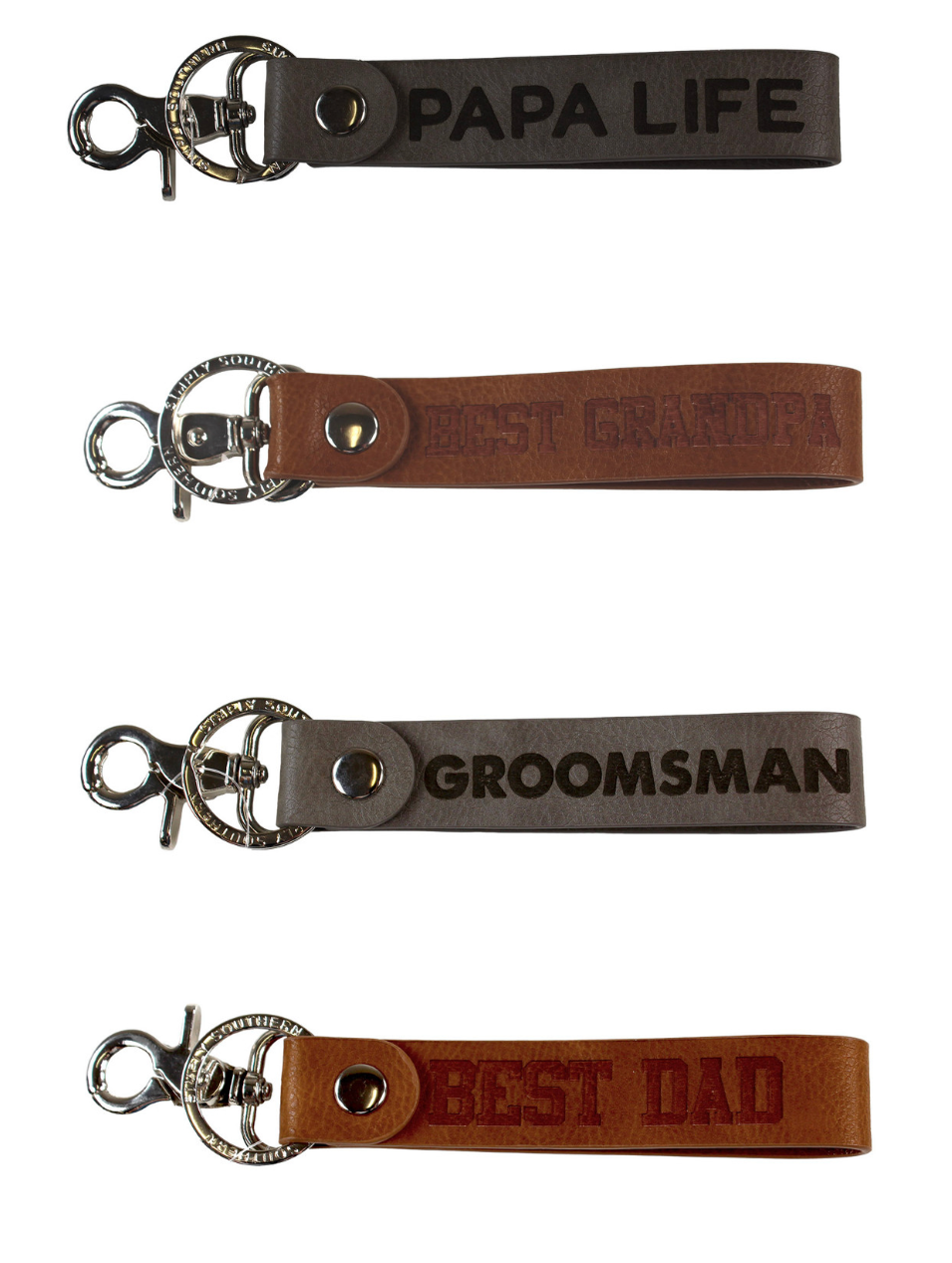 MEN LEATHER KEYCHAINS