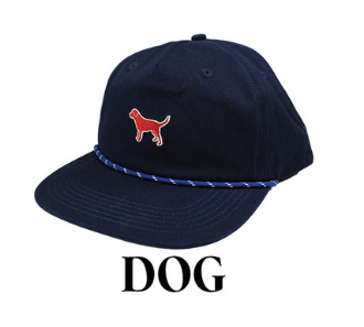 NAVY ROPE DOG HAT