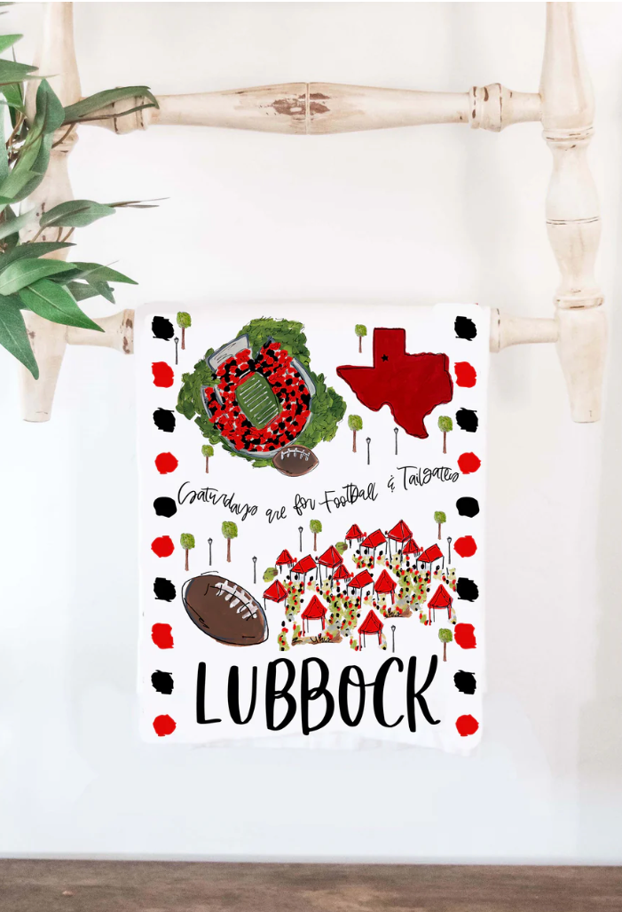 LUBBOCK TEA TOWEL