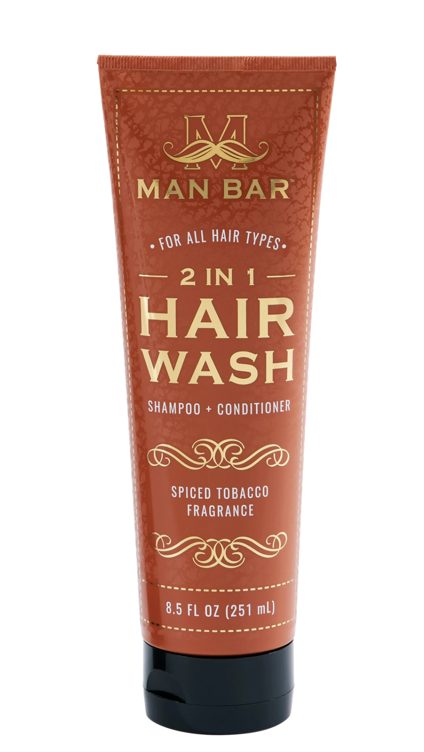 MAN BAR® 2-IN-1 HAIR WASH - SPICED TOBACCO