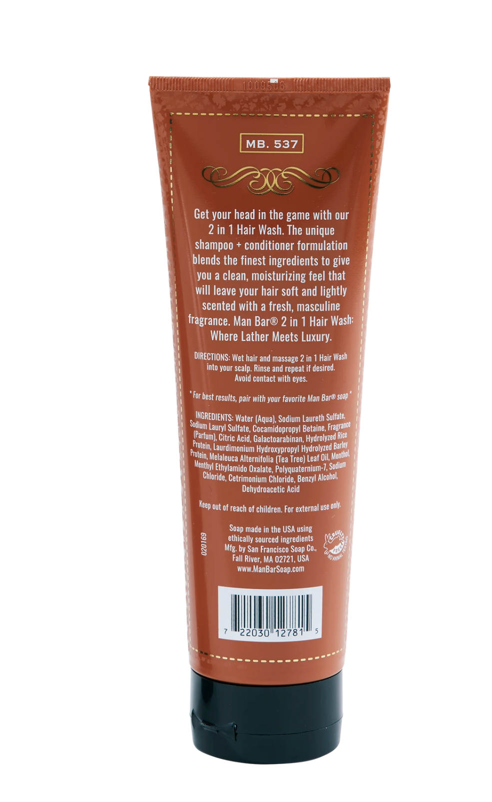 MAN BAR® 2-IN-1 HAIR WASH - SPICED TOBACCO