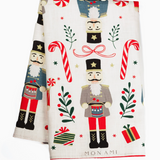 NUTCRACKER COTTON LINEN TEA TOWEL