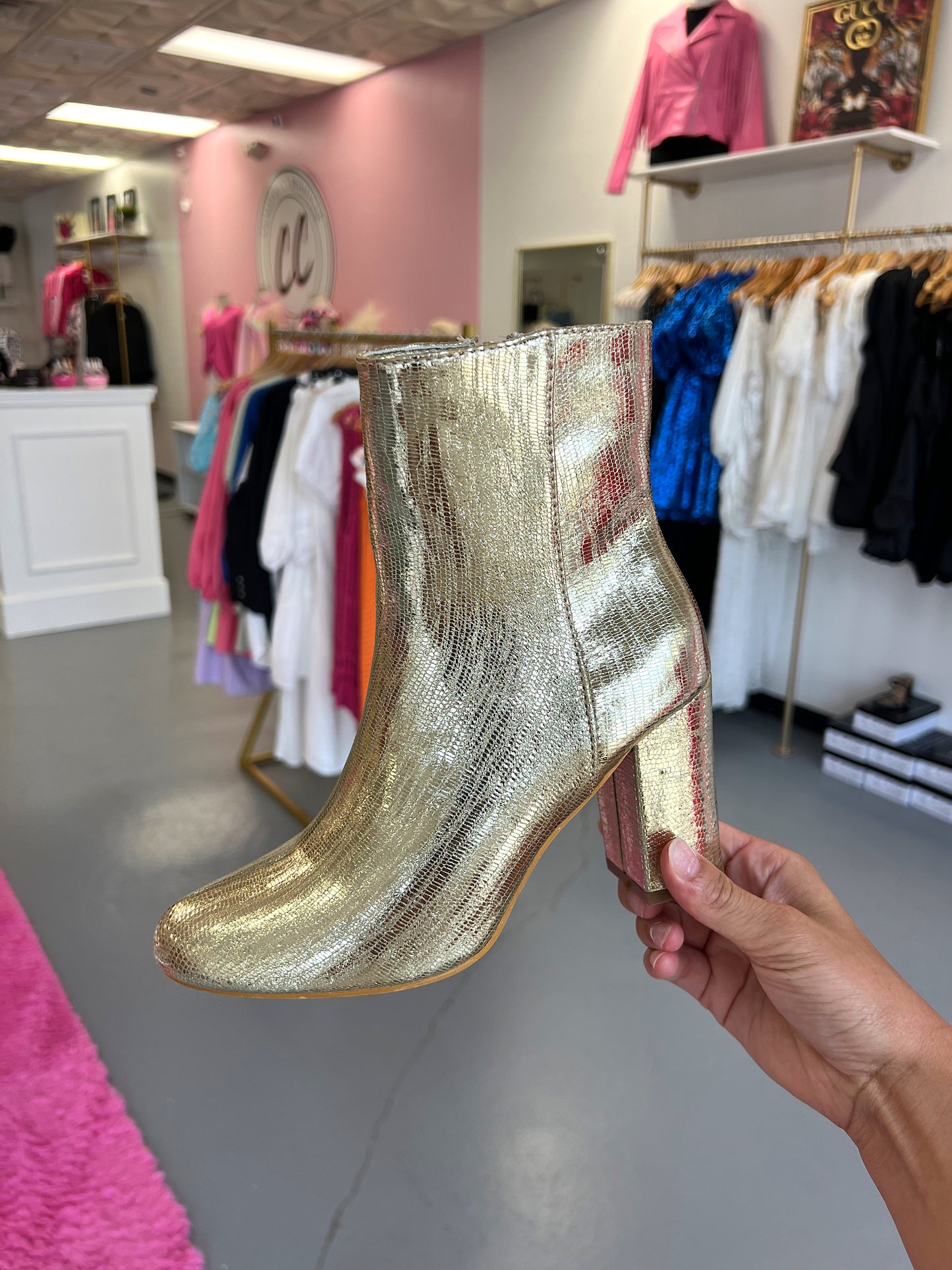 GIA GOLD BOOTIES