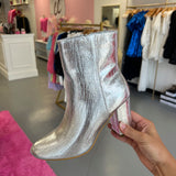 Gia Silver Boots