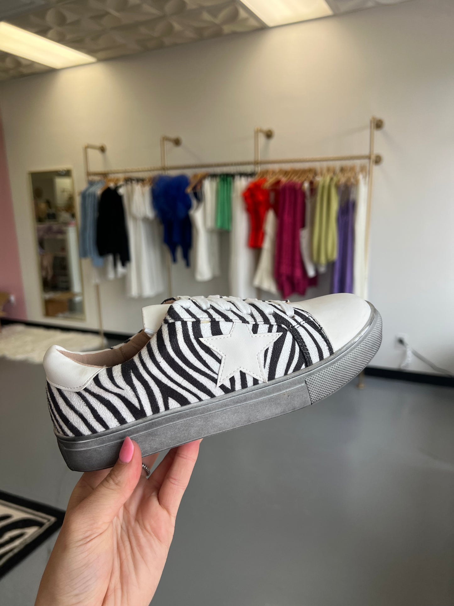 Zebra Print Sneakers